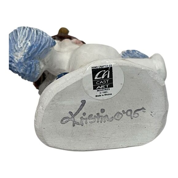 Dreamsicles Cherub Three Cheers Angel 1995 Club Piece Cheerleader Figurine 90s - Picture 3 of 3